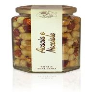 Apicoltura Cazzola Italy - Hazelnut and Acacia Honey - Jar of 320 g