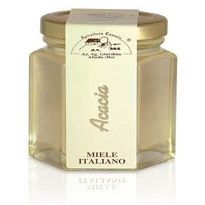 Apicoltura Cazzola Italy - Acacia Honey - Jar of 135 g (Pack of 2 Glass Jars)