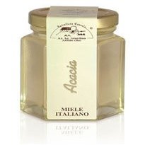 Apicoltura Cazzola Italy - Acacia Honey - Jar of 135 g (Pack of 2 Glass Jars)