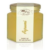 Apicoltura Cazzola Italy - Citrus Honey - Jar of 135 g (Pack of 2 Glass Jars)