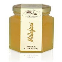 Apicoltura Cazzola Italy - Multi Flower Honey (Millefiori) - Jar of 135 g (Pack of 2 Glass Jars)