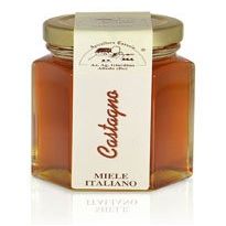 Apicoltura Cazzola Italy - Chestnut Honey - Jar of 135 g (Pack of 2 Glass Jars)