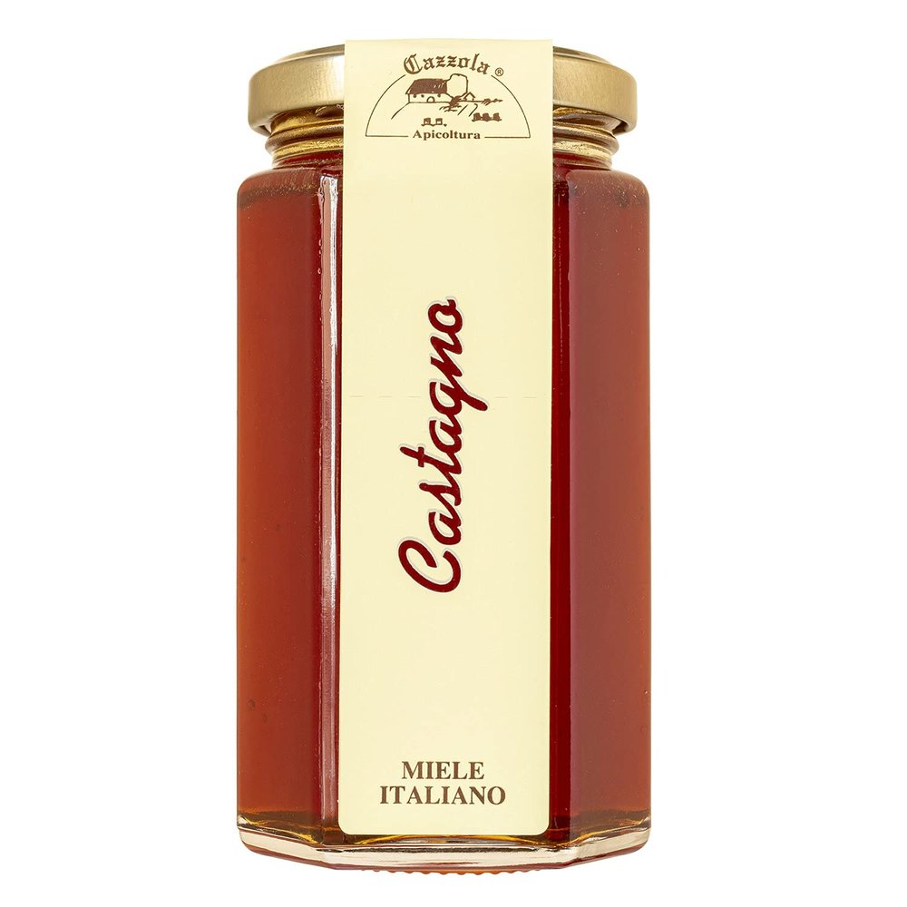 Apicoltura Cazzola Italy - Chestnut Honey - Jar of 350 g