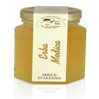 Apicoltura Cazzola Italy - Lucerne Honey - Jar of 135 g (Pack of 2 Glass Jars)