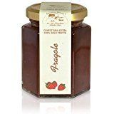 Apicoltura Cazzola - Strawberries Jam (NO Pectin) - Jar of 200 g (Pack of 2 Glass Jars)