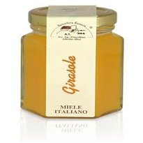 Apicoltura Cazzola Italy - Sunflower Honey - Jar of 135 g (Pack of 2 Glass Jars)