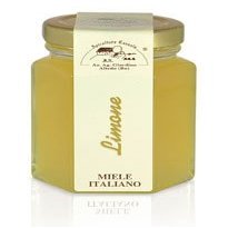 Apicoltura Cazzola Italy - Lemon Honey - Jar of 135 g (Pack of 2 Glass Jars)