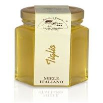 Apicoltura Cazzola Italy - Lime Honey (Linden Blossom) - Jar of 135 g (Pack of 2 Glass Jars)