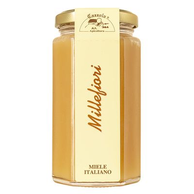 Apicoltura Cazzola Italy - Multi Flower Honey (Millefiori) - Jar of 350 g