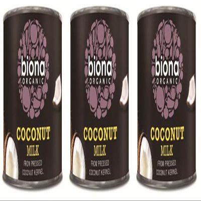 Organic Coconut Milk 17% Fat (200ml) x 3 Pack Saver Deal