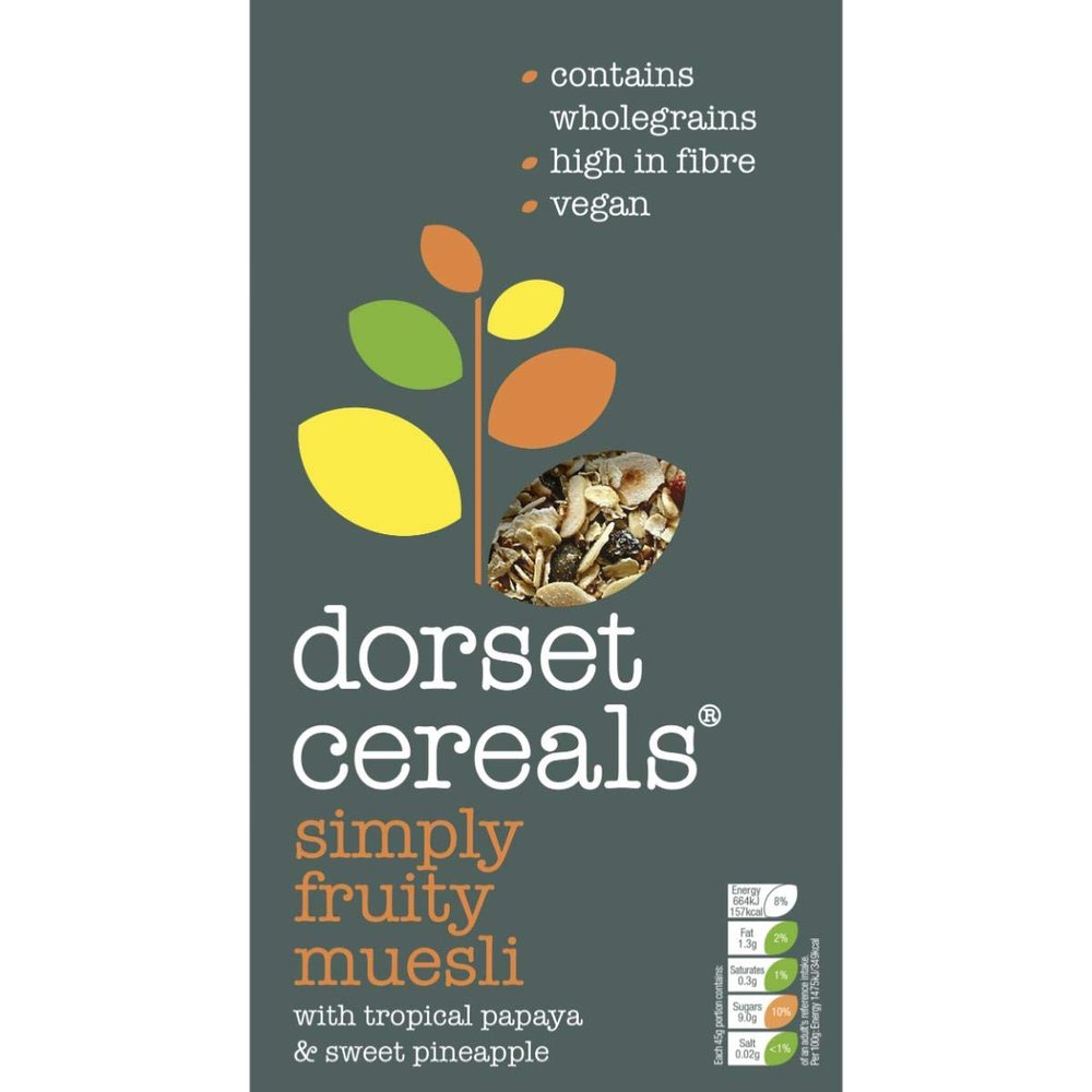 Dorset | Simply Fruity Muesli | 2 x 630g