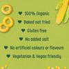 Organix Melty Sweetcorn Rings, Organic Baby Snack, Finger Food, 6+ Months, 20 g (Pack of 8) view 3