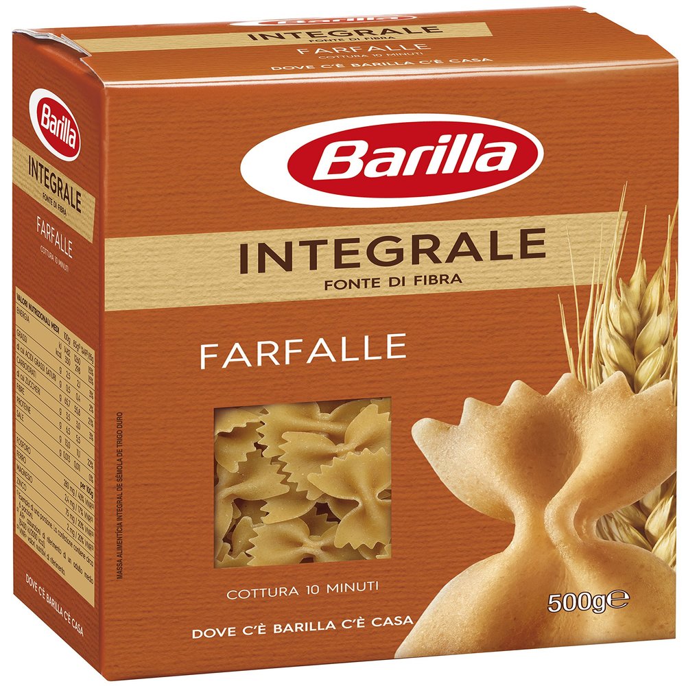 AZIMUTHSHOP WHOLE GRAIN FARFALLE BARILLA 500 GR 072373