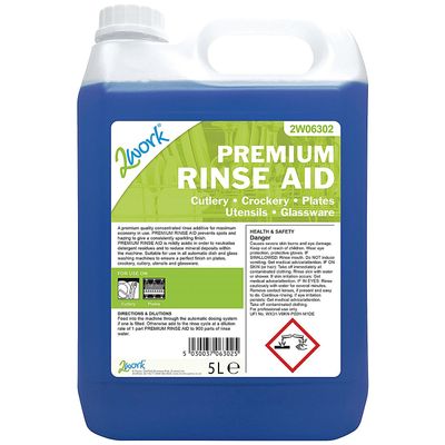 2Work Premium Rinse Aid 5 Litre 2W06302