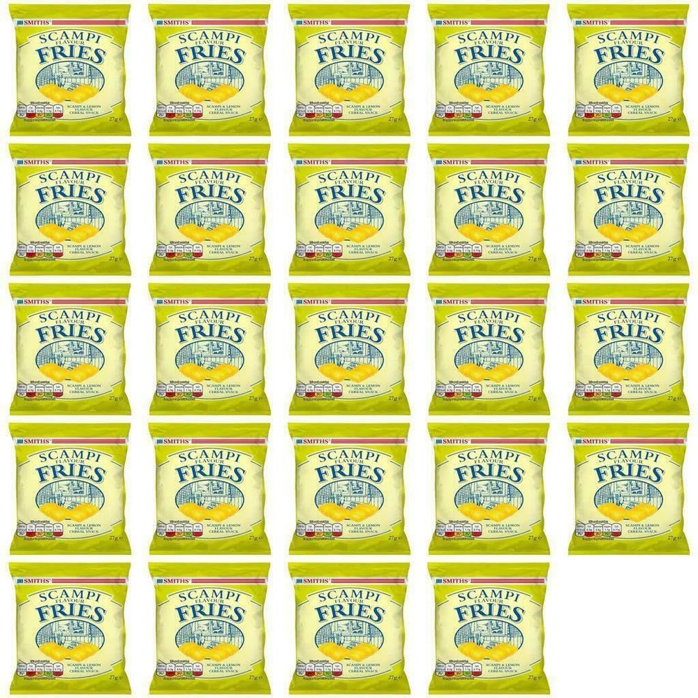 Smiths Scampi Fries Crisps 24 Pack 27g bags