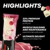 Powerbar - 33% Protein Plus - Vanilla Raspberry - 10x90g - High Protein Bar - Whey&Casein Protein - palm oil free - collagen free view 4