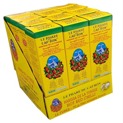 HARISSA 70g TUBE FROM TUNISIA - 12 TUBES