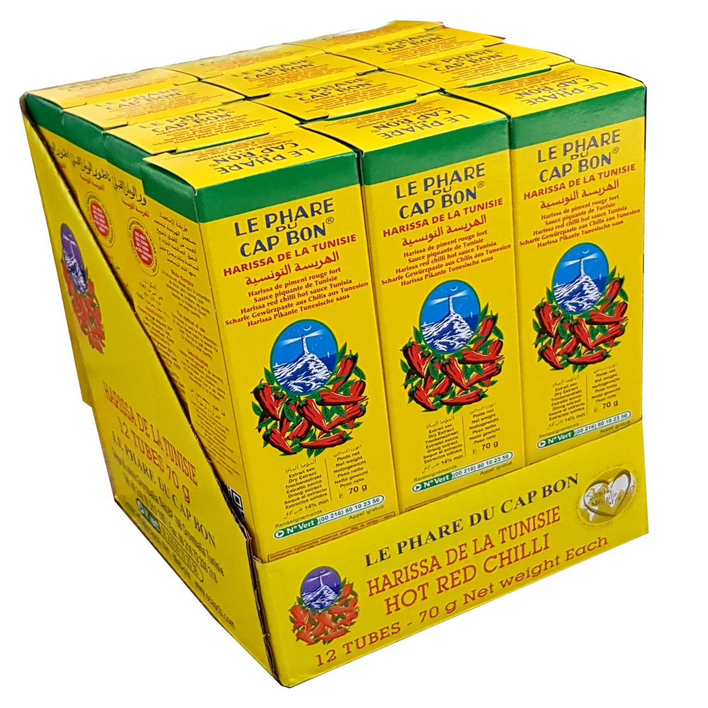 HARISSA 70g TUBE FROM TUNISIA - 12 TUBES