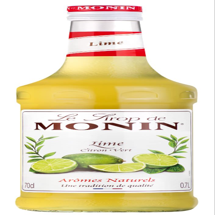 Monin Lime Syrup 70cl Bottle - Lime Syrup Flavouring for Cocktails