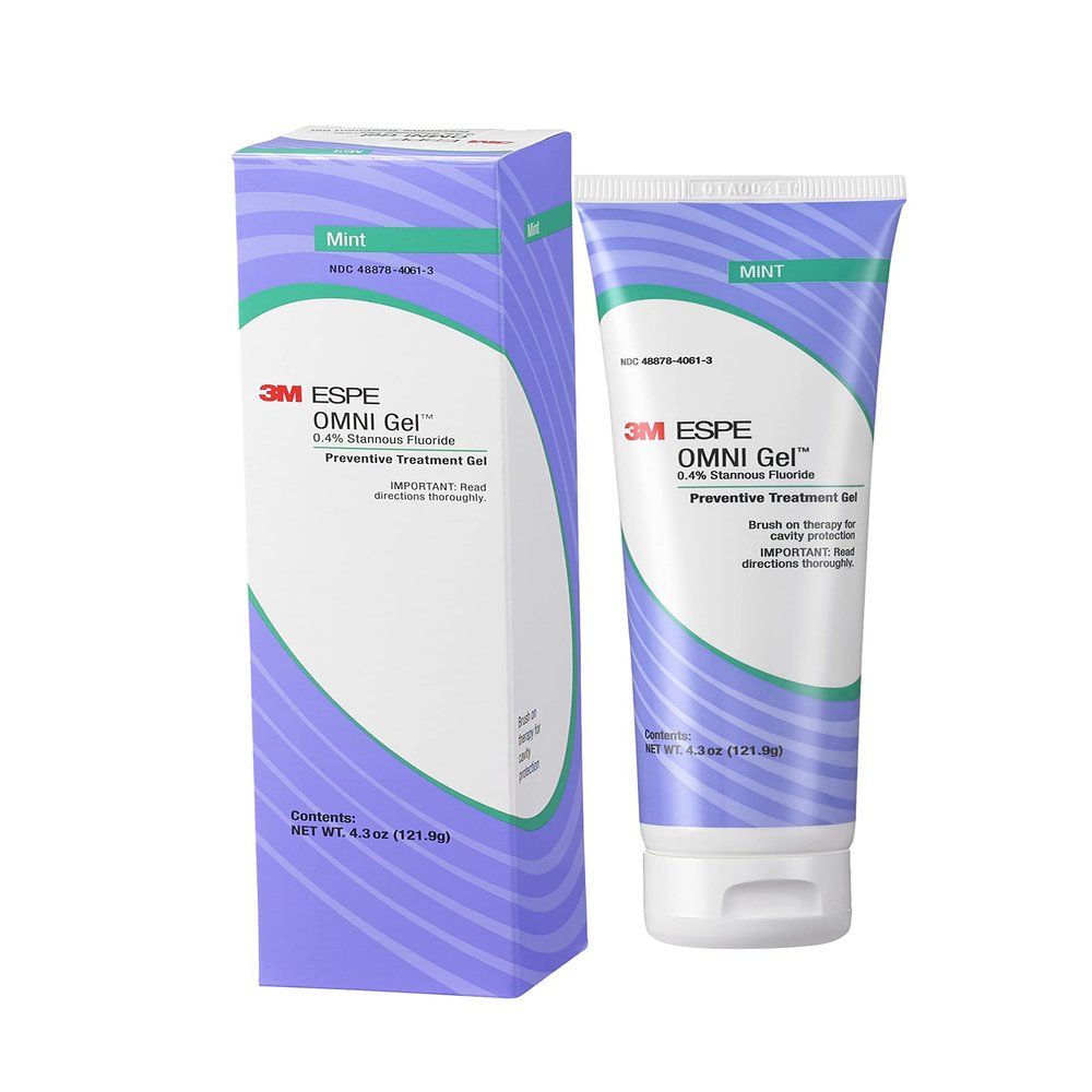3M ESPE 12106M OMNI Gel 0.4% Stannous Fluoride Brush On Gel Refill, Mint Flavor