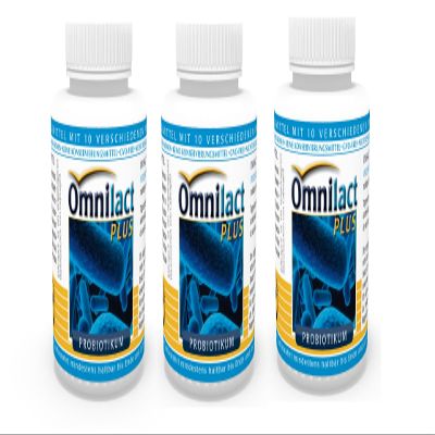 Vita World 3 Pack Omnilact Plus 3 x 100 Capsules Lactobacillus Probiotic Made in Germany