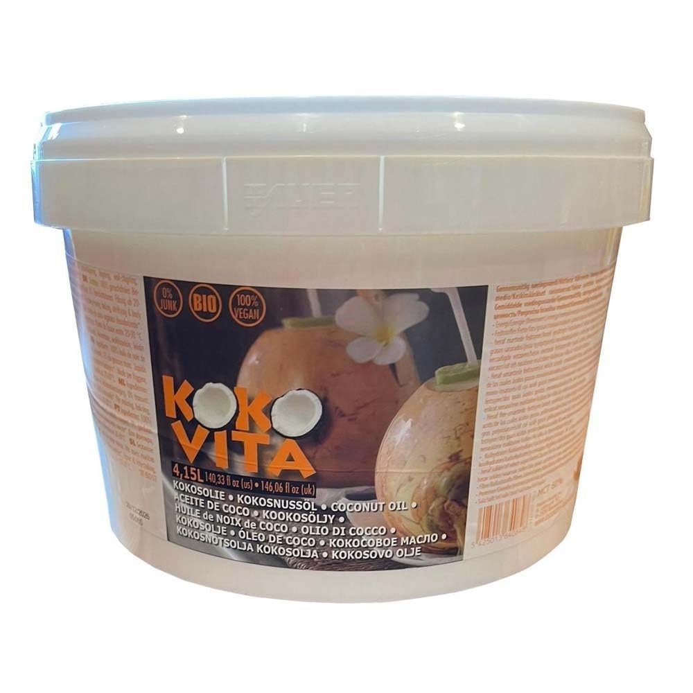 Coconut Oil, Organic, Kokovita 4.15L