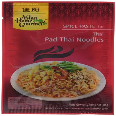 AHG Pad Thai Asian Home Gourmet Spice Paste, 50 g, Pack of 12