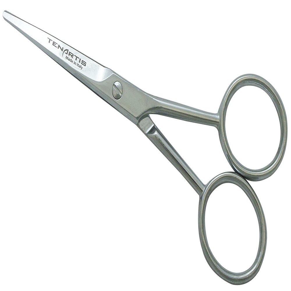 Tenartis 166 4.5" Beard & Moustache Scissors - Made in Italy