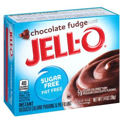 Jell-O Sugarfree Instant Pudding & Pie Filling, Chocolate Fudge, 1.4Ounce Boxes (Pack Of 6)