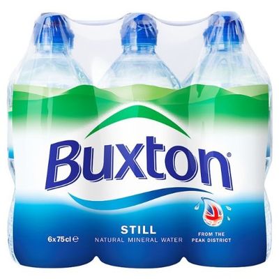Buxton Natural Still Mineral Water 6 x 750ml