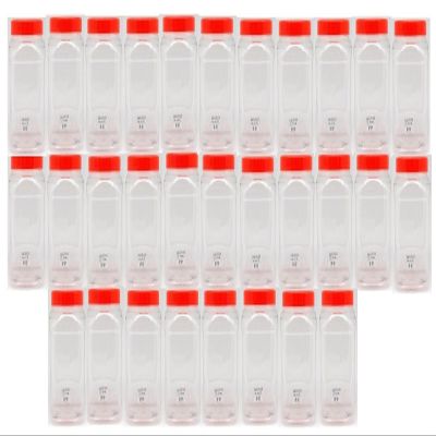 1.35 Litre Empty New Plastic Sweet JAR Pack of 30 Jars with Screw TOP LIDS