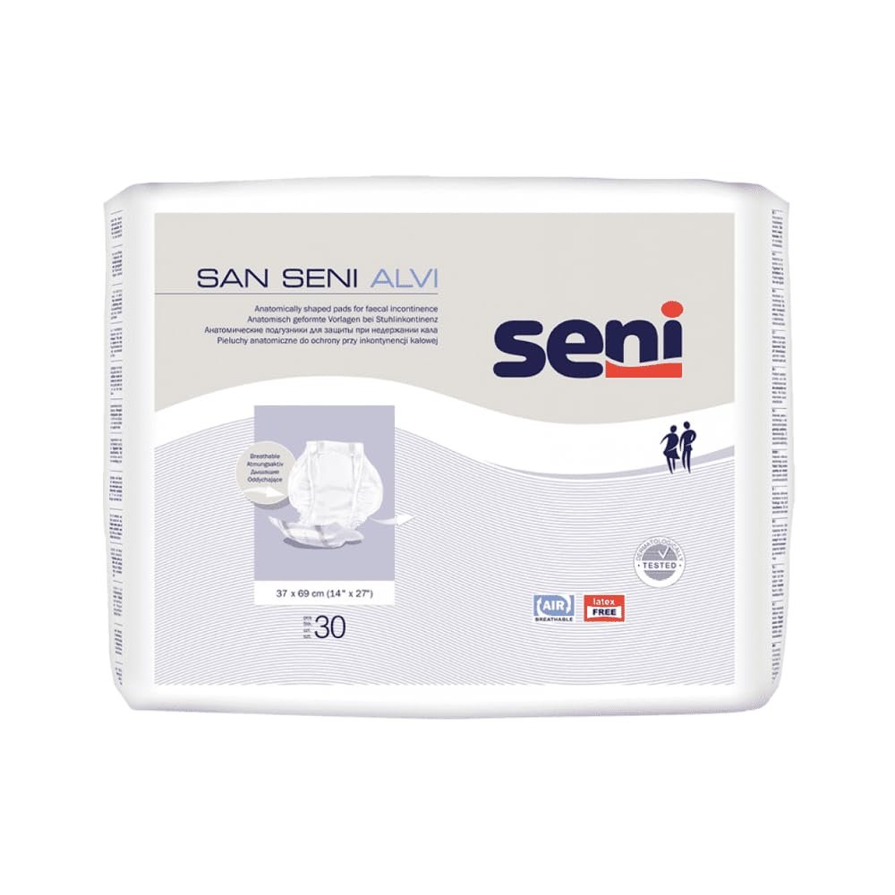 2x Seni San Alvi a30 (Empfohlen Bei Stuhlinkontinenz) - B00KIL0BPA | Packung (30 Stck)