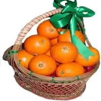 Luxury Fresh Oranges Fruit Hamper - Free Gift Wrapping & Free Message Option