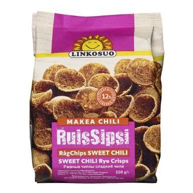 Rye Crisps Sweet Chili 150 g (Pack of 10)