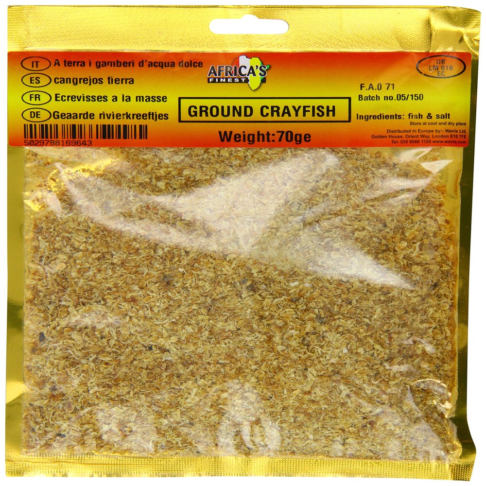 Africa's Finest Ground Crayfish 70 g (Pack of 10)