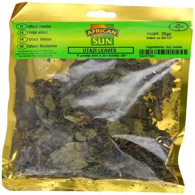 African Sun Utazi Leaves 25 g (Pack of 10)