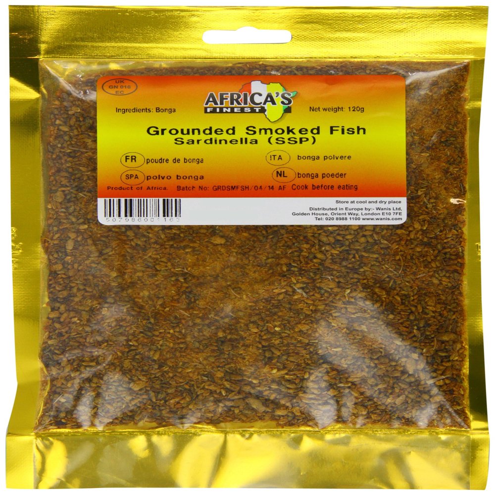 Africa's Finest Ground Smoke Fish 120 g (Pack of 10)