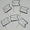 All About Details Black & White 70th Birthday Quotes Cupcake Toppers, Set of 12 view 2