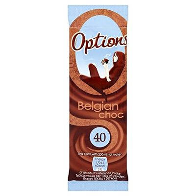 Options Belgian Chocolate Sachet 11g