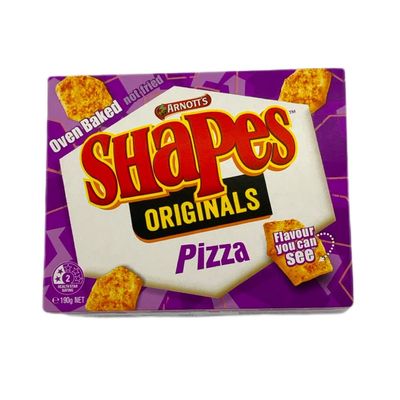 Arnott's Shapes Baked Pizza Flavoured Biscuits, 190 g