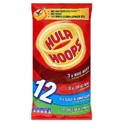 Assorted Hula Hoops 12 x 24g