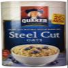 QUAKER CEREAL OAT STEEL CUT, 30 OZ,PACK OF 2 view 1