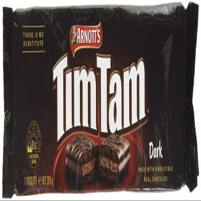 Candy Arnott's Tim Tams Dark Chocolate Biscuits, 200 g