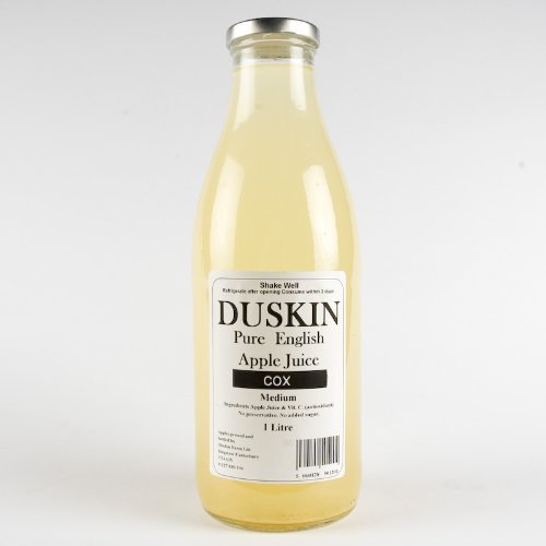 Case of 6 x Duskin Farm Cox Apple Juice (1L) English Juice - Medium Gluten Free Vegan
