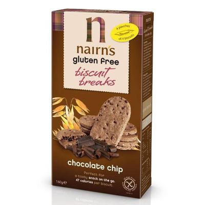 Case of 12 x Nairns Gluten Free Chocolate Chip 12 Box x 1