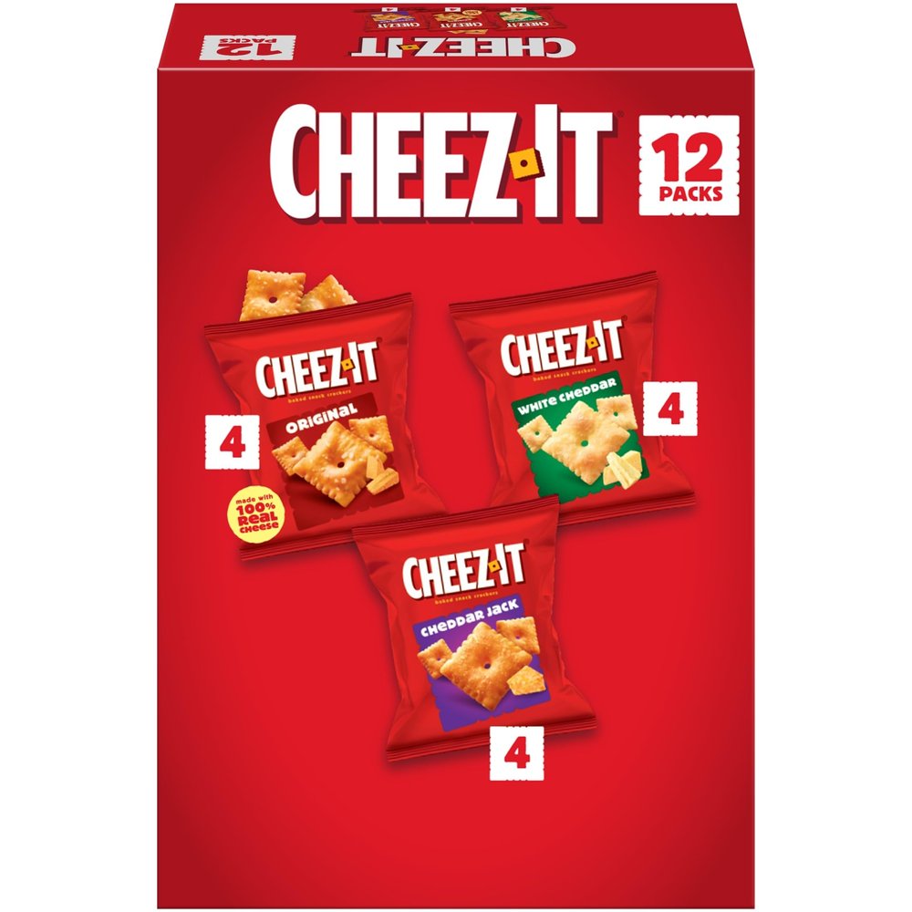 Cheez-It Crackers Variety Snack, 12.1 Ounce
