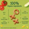 Organix Saucy Tomato Noughts & Crosses, Organic Toddler Snack, Corn Puffs, 10+ Months, Multipack, 4 x 15 g Bags Per Pack (3 Packs Total) view 3