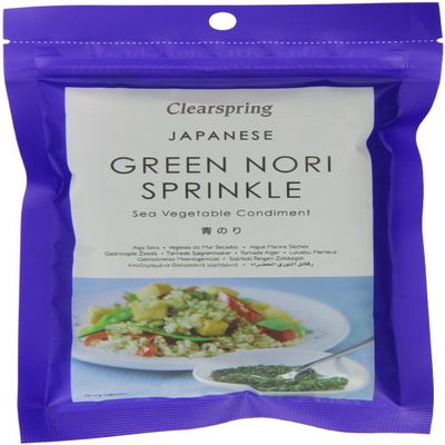Case of 10 x Clearspring Green Nori Flakes (20G) Gluten Free Vegan