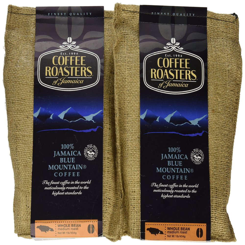 Coffee Roasters of Jamaica - 100% Jamaica Blue Mountain Coffee (2 - 454g bags)