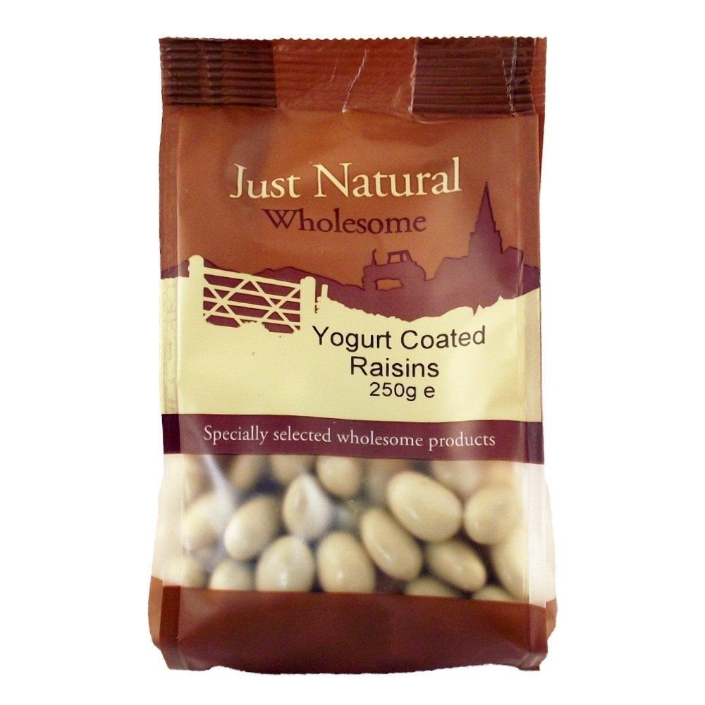 Just Natural Wholesome Yoghurt Coated Raisins 250g